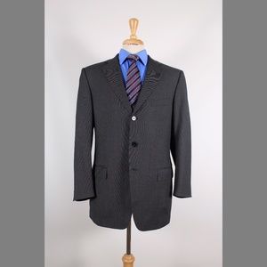 Ermenegildo Zegna 42R Gray Wool Sport Coat Y778